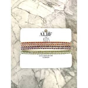 NEW ALBF STUDIO woodland whimsey bracelet set in multi